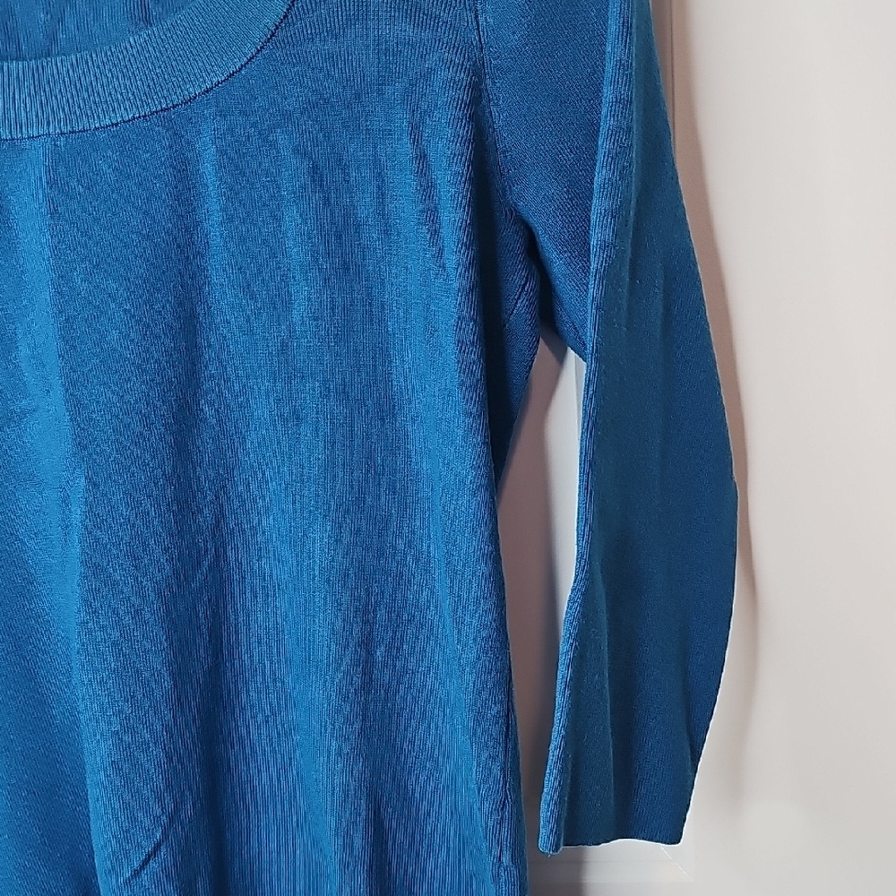Prominence‎ Chic Blue Women's Sweater Size L - Picture 6 of 7